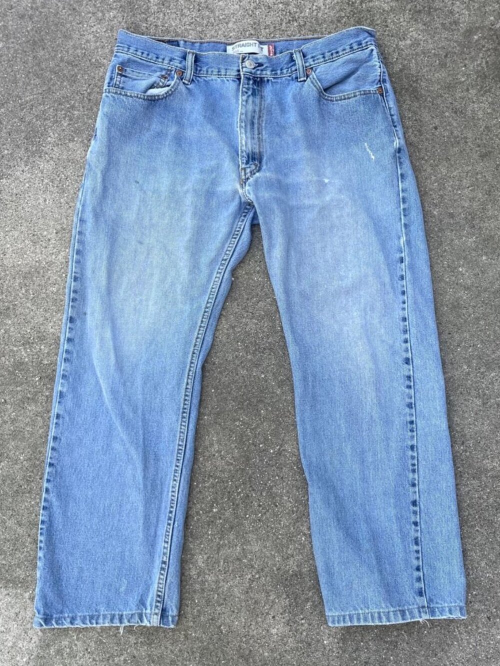 Vintage 90s Levis 505 Unisex 36x30 Straight Low Rise Distressed Grunge Skater